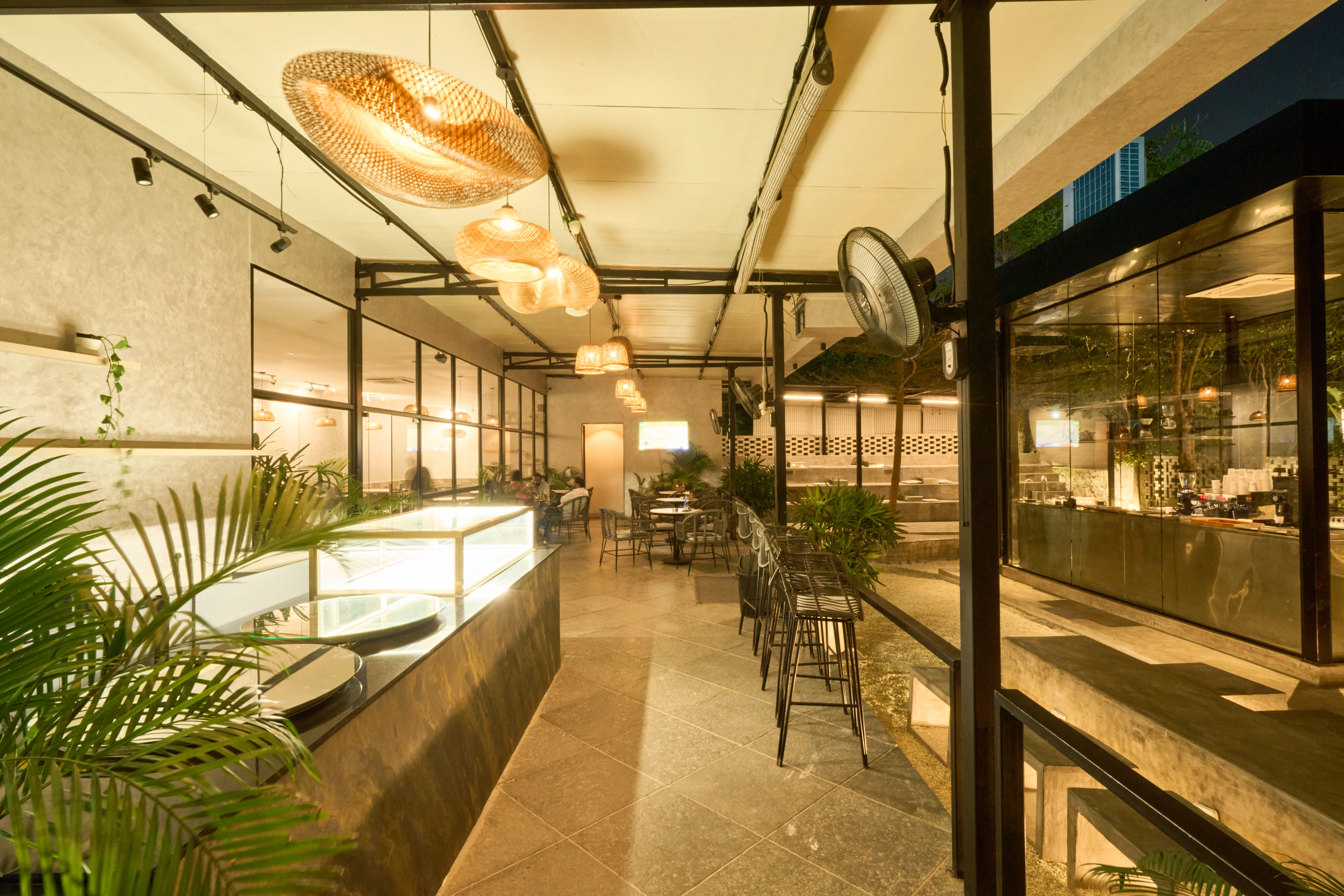 Hoshi Cafe seating area